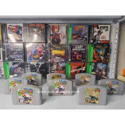 Cartuchos de Mario Kart 64...